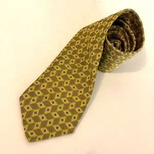 Vintage 100% Silk Tie-Ottimo 18 Via Roma- Diamond